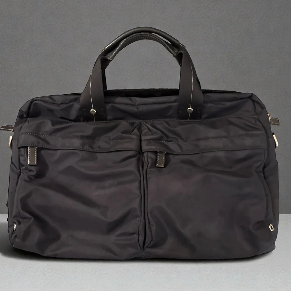 Coach Men’s Black Nylon Travel Tote